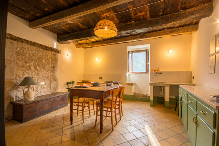 Casa degli Archi - Cucina e Soggiorno